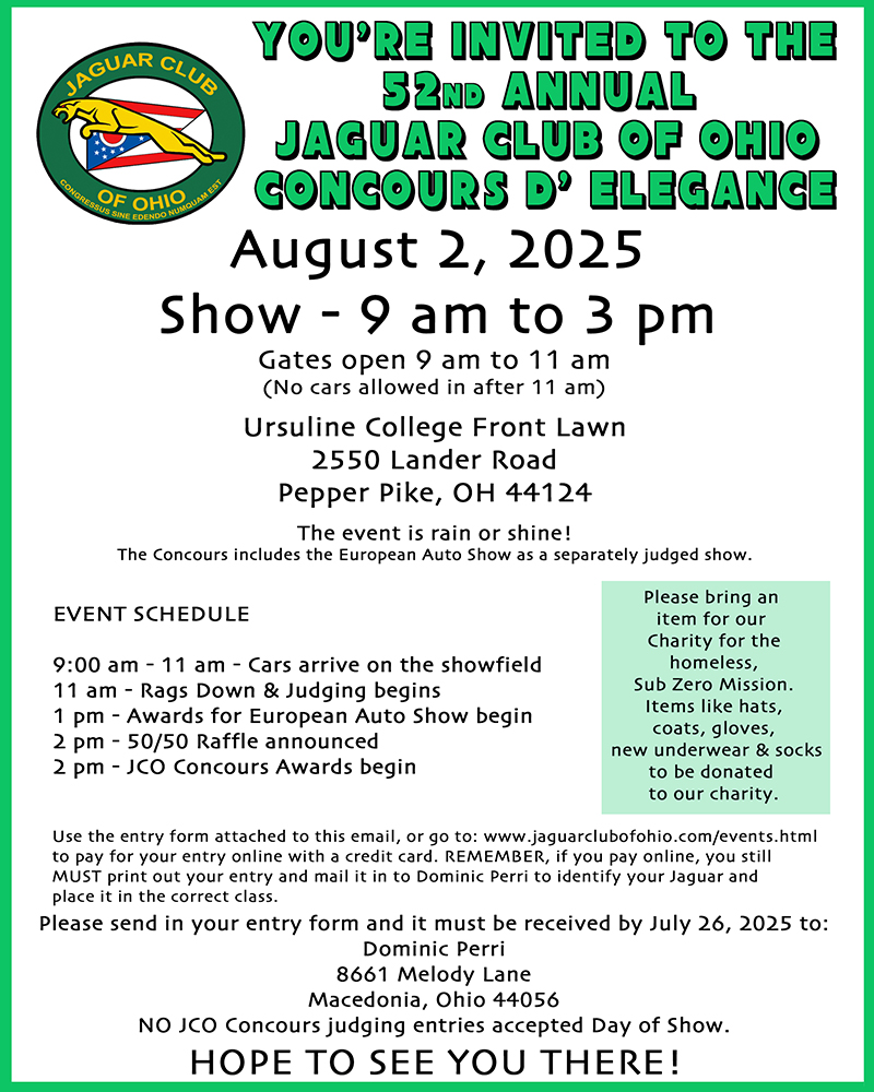 JCO Concours Flyer 2025